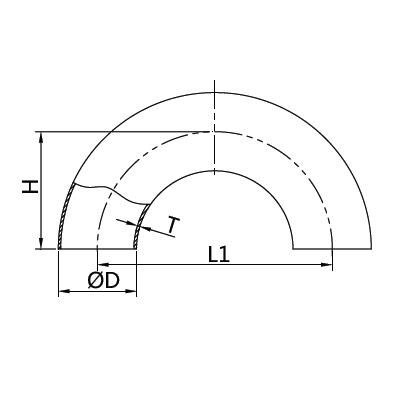 180°焊式U型彎頭